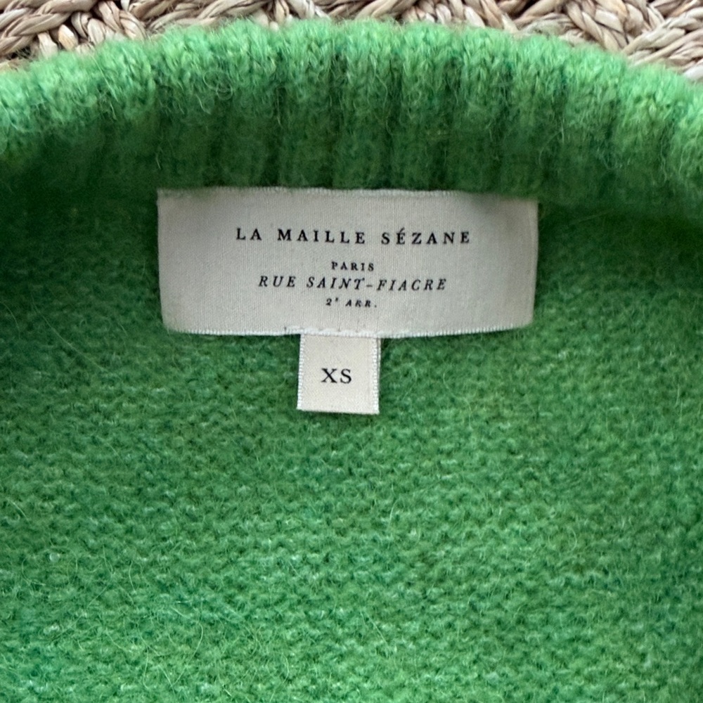 Sezane Green oversized Amiel jumper - Picture 4 of 6